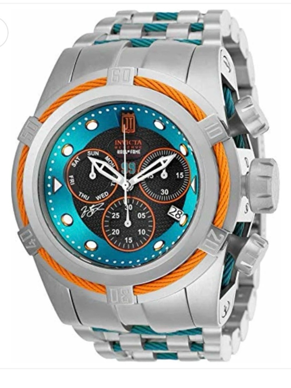 Invicta 25307 Jason Taylor Hall of Fame Watch Limited Edition 406/999 - Picture 11 of 11